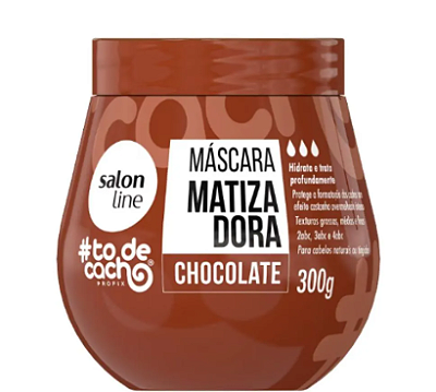 MÁSCARA MATIZADORA SALON LINE CHOCOLATE 300g