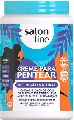 CREME DE PENTEAR SALON LINE DEFINIÇÃO NATURAL 1kg