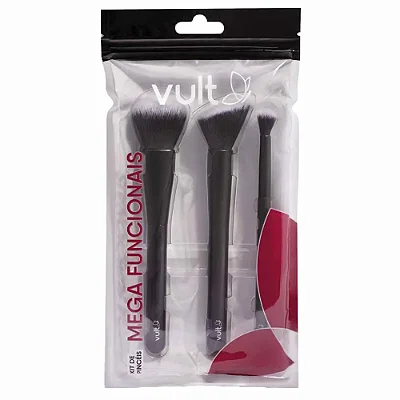 KIT DE PINCEIS VULT MEGA FUNCIONAIS