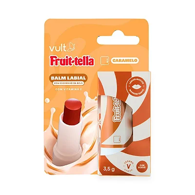LIP BALM COM CHEIRINHO DA BALA VULT CARAMELO