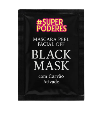 MÁSCARA PEEL OFF BLACK SUPER PODERES SACHE 8g