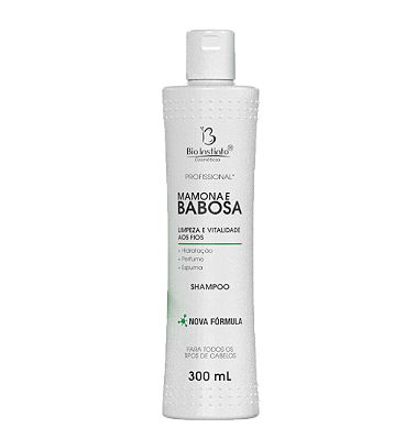 SHAMPOO MAMONA E BABOSA BIOINSTINTO 300ml