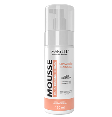 MOUSSE DE LIMPEZA MARYLIFE BARBATIMÃO E AROEIRA 150ml