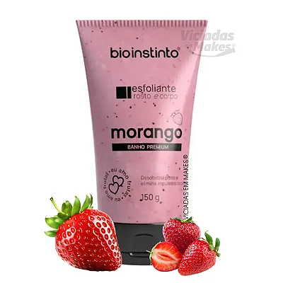 Esfoliante Morango Bio Instinto 150g