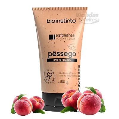 Esfoliante Pêssego Bio Instinto 150g
