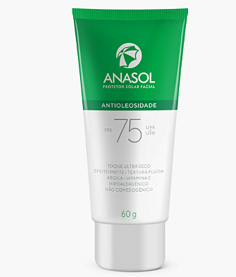 PROTETOR SOLAR ANASOL 75fps ANTIOLEOSIDADE 60g