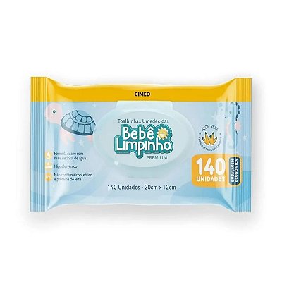 LENÇOS BEBÊ LIMPINHO 140un