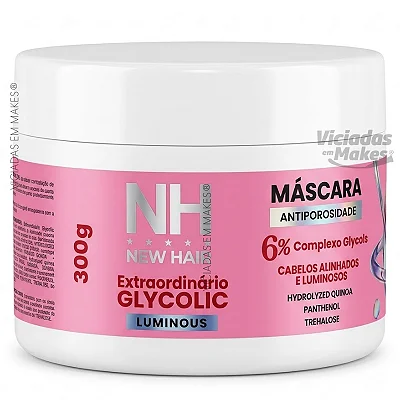 Máscara Antiporosidade Glycolic 300g New Hair