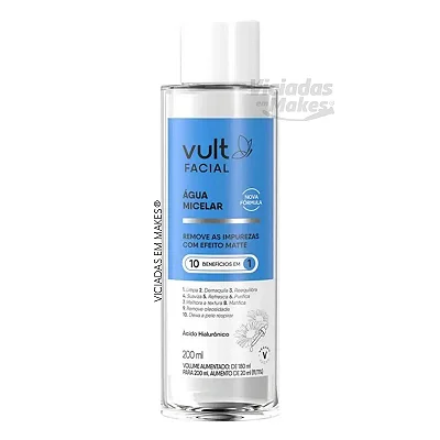 Água Micelar Vult Facial 10 Em 1 200ml