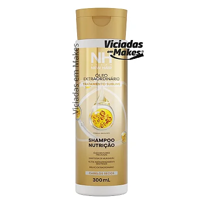 Shampoo New Hair Nutrição 300ml Cabelos Secos