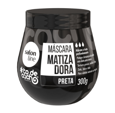 Máscara Matizadora Preto Salon Line 300g