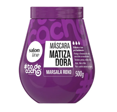 Mascara Matizadora Marsala Roxo Salon Line 500g