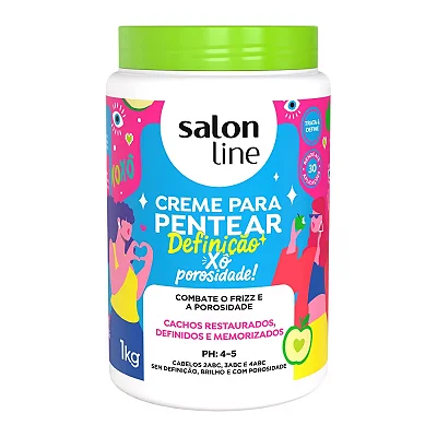 Creme de Pentear Salon Line 1kg Xô Porosidade