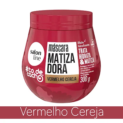 Máscara Matizadora Salon Line 300g Cereja