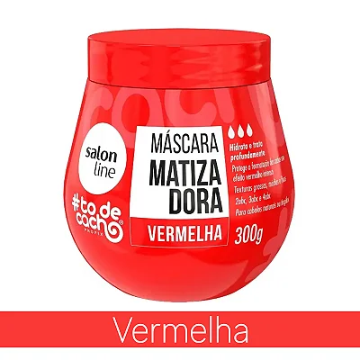 Máscara Matizadora Salon Line 300g Vermelha