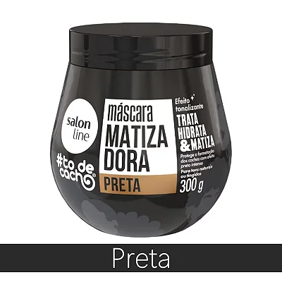 Máscara Matizadora Salon Line 300g Preta