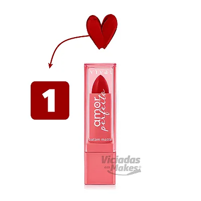 Batom Matte Amor Perfeito Vivia
