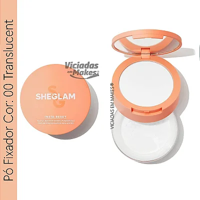 Pó Fixador Translucent Rosto e Olhos Sheglam