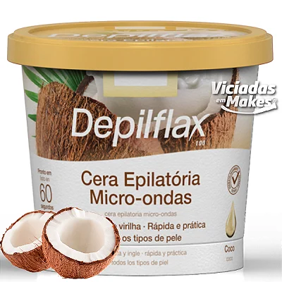 Cera Coco Epilatoria Microondas Depilflax 100g