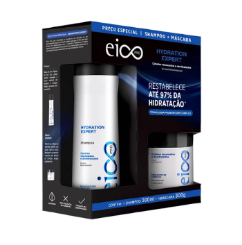 Kit Hydration Expert Eico Shampoo e Máscara