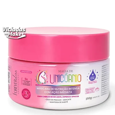 Máscara Mágia de Unicórnio Forever Liss 250g