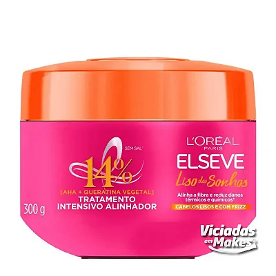 Creme de Tratamento Elseve Liso dos Sonhos 300g