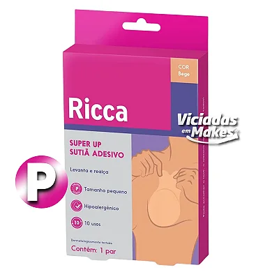 Super UP Sutiã Adesivo Ricca Bege 10 Usos P