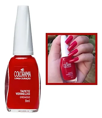 Esmalte Cremoso Tapete vermelho Colorama 8ml