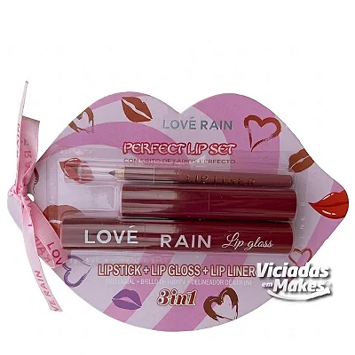 Kit Perfect Lip set 3 in 1 Love Rain