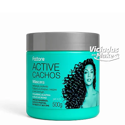 Máscara Hidratação Active Cachos Fattore 500g