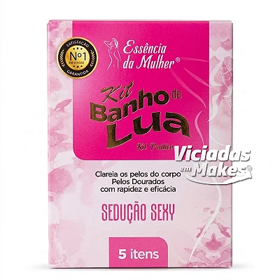 Kit Banho de Lua Sedução Sexy Essência da Mulher