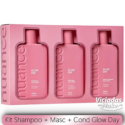 Kit Shampoo + Masc + Cond Glow Day