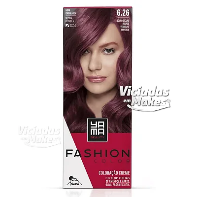 Coloração Creme 6.26 Louro Vermelho Mars Color Yamá