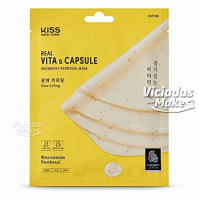 Máscara Facial Gel Real Vita Capsule Kiss New York