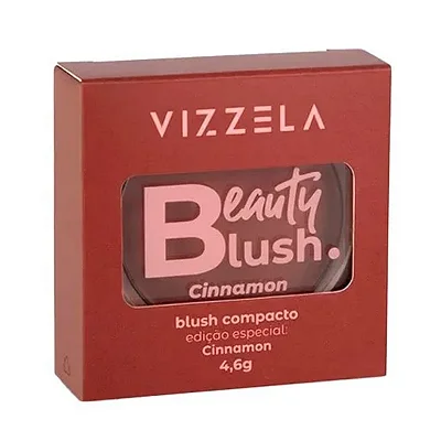 Blush Compacto Cinnamon Edição Especial Vizzela