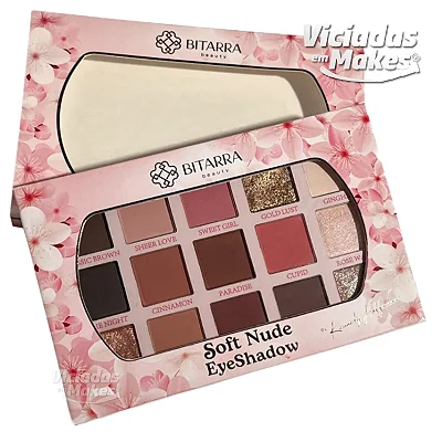 Paleta Soft Nude EyeShadow Bitarra