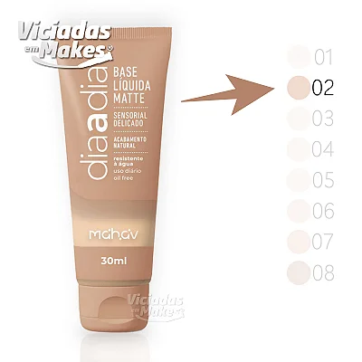 Base Mahav Cor 02 Dia a Dia 30ml