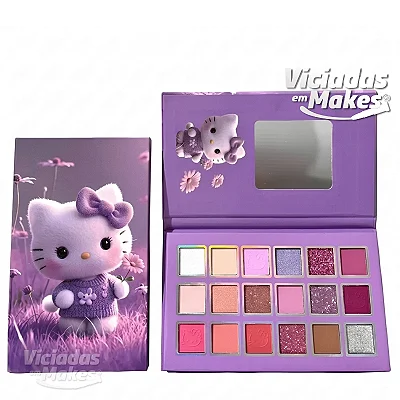 Paleta Sombras 18 Cores Hello Kitty 1829