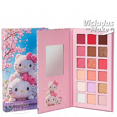 Paleta Sombras 18 Cores Hello Kitty 1831