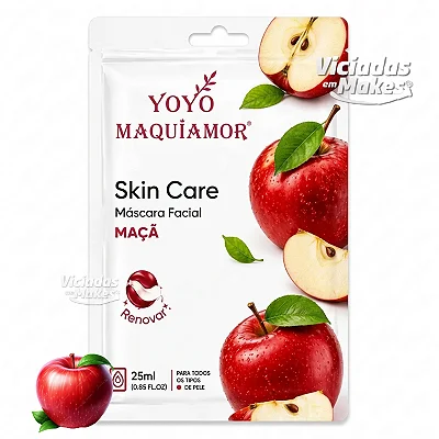 Máscara Facial Maçã Yoyo Maquiamor