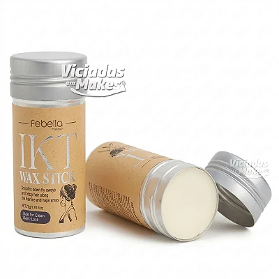Cera Fixadora Para Cabelo Ikt Wax Stick Febella 75g