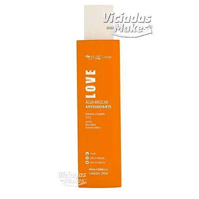 Água Micelar Max Love Antioxidante 290ml