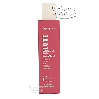 Água Micelar Max Love Rosa Mosqueta 290ml