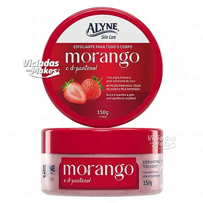 Esfoliante Corporal Morango Alyne 150g