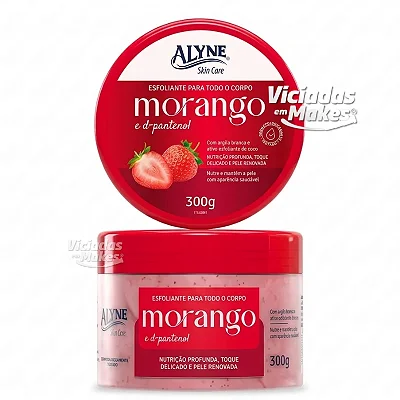 Esfoliante Corporal Morango Alyne 300g
