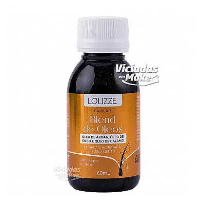 Óleo de Argan e Coco Lolizze 60ml