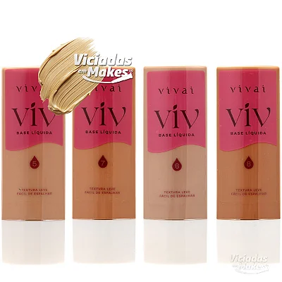 Base Líquida Matte Viv Vivai 30ml