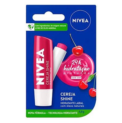 PROTETOR LABIAL CEREJA SHINE NIVEA