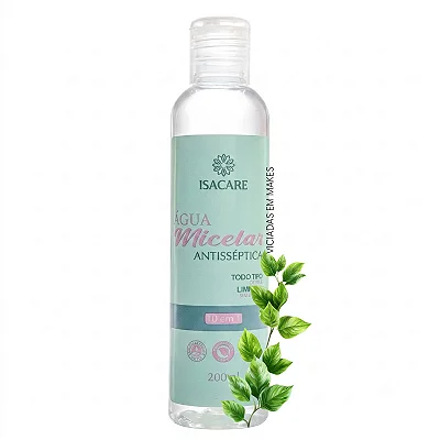 Água Micelar Antisséptica Isacare 200ml