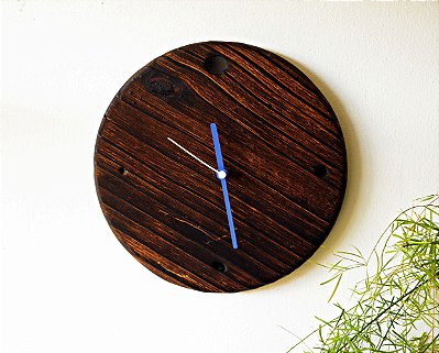 Relógio de Parede em madeira